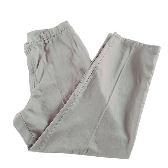 Wrangler Mens Khaki Flat Front Relaxed Fit Wrinkle Resistant Casual Pants 40 32L - Picture 8 of 14